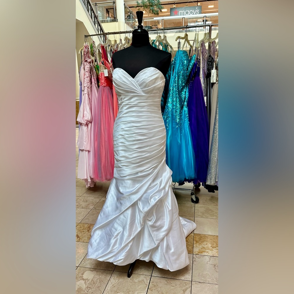 Ella Rosa,  Style 123 white Wedding Gown